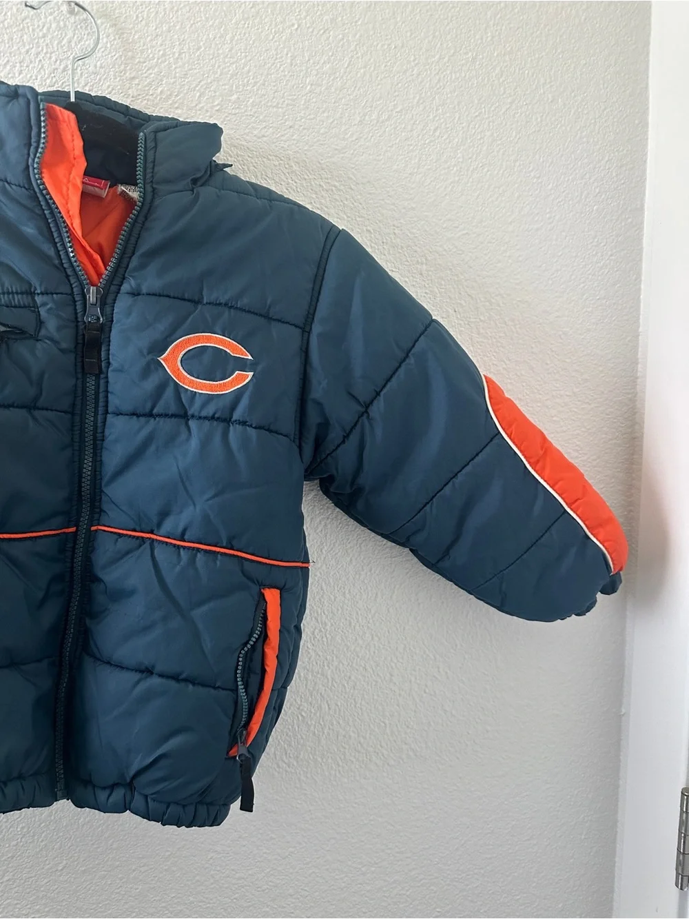 Vintage NFL Chicago Bears Kids Puffer Jacket